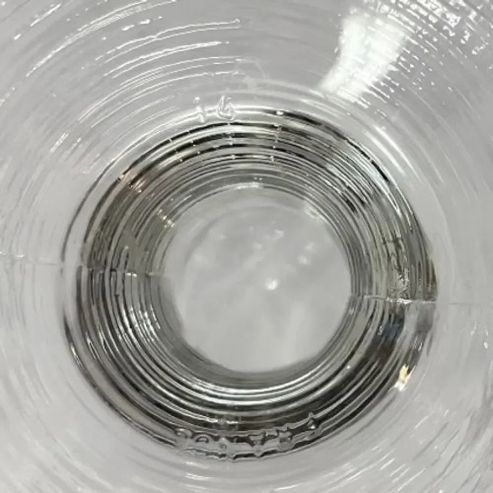 Vintage‎ French France Glass Dessert Coupe Champagne Clear Floral Embossed Set 2